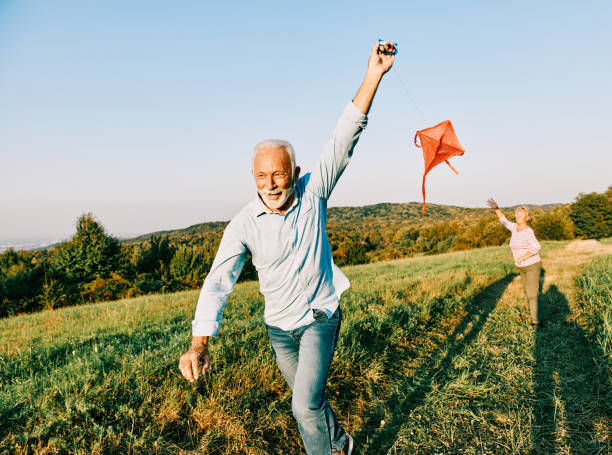 People outdoors on a clear day
